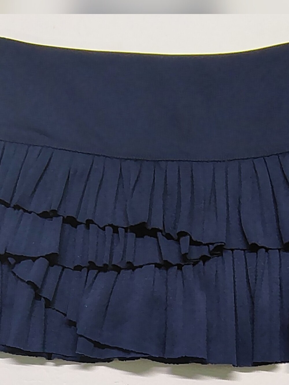 Lucky In Love Navy Pleated Tiered Tennis Pickleball Golf Skort Sz Small